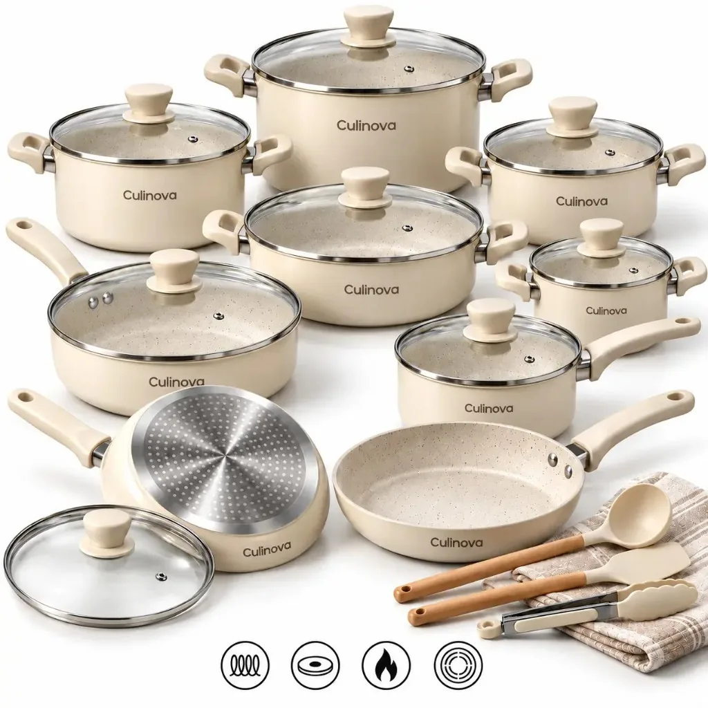 Complete Culinova 12-piece cookware set